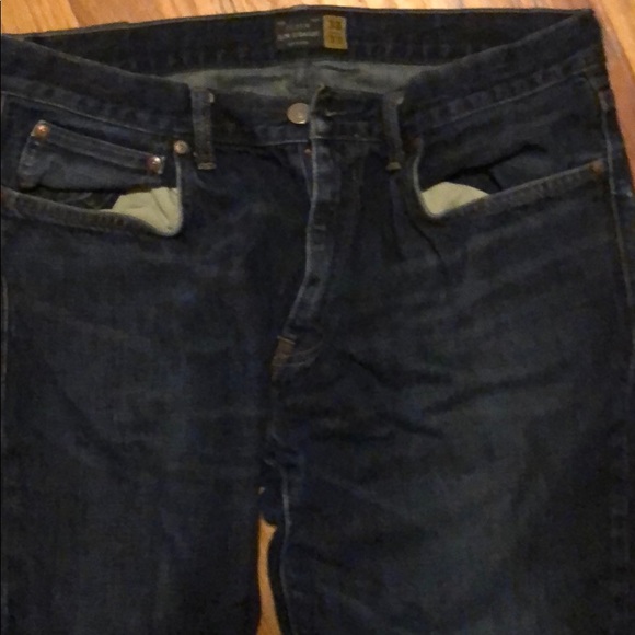 J crew slim straight jeans 33 x 32 - Picture 2 of 2